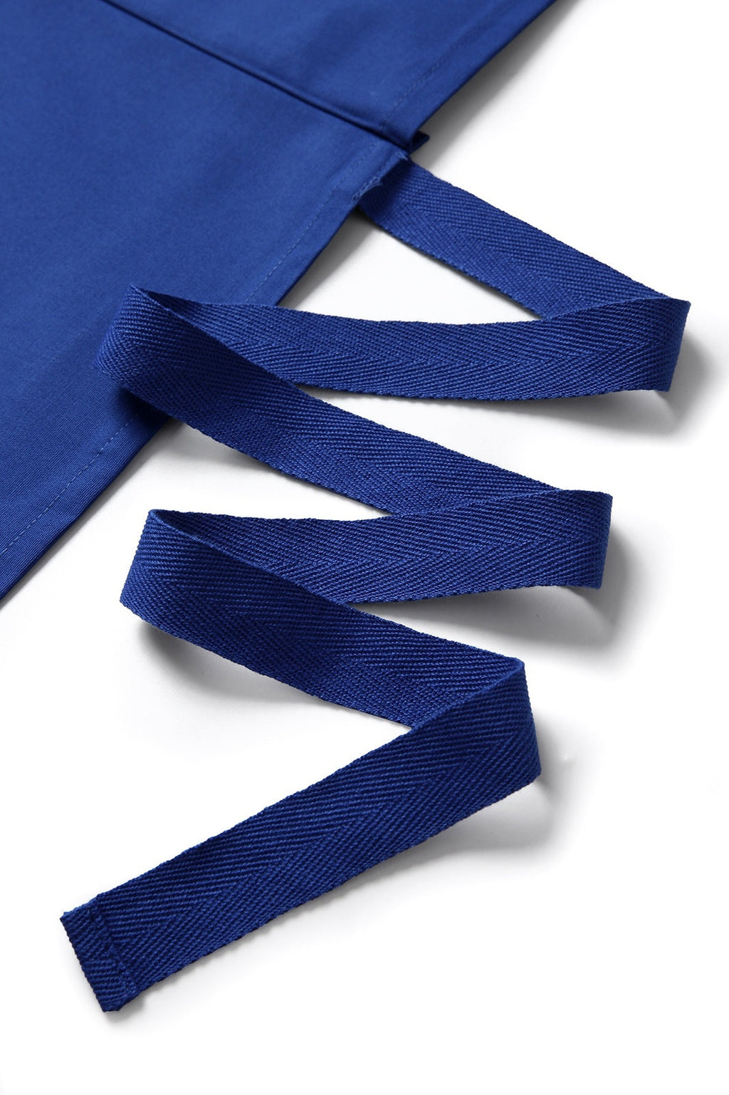 Short Waist Apron - 100% cotton canvas - Royal Blue - View