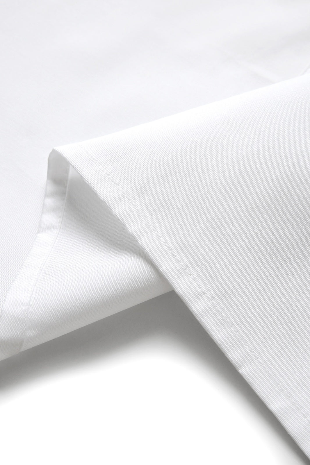 Short Waist Apron - 100% cotton canvas - White - View