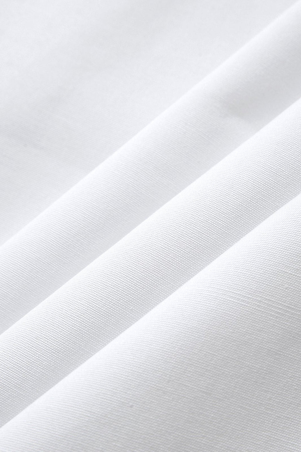 Short Waist Apron - 100% cotton canvas - White - View