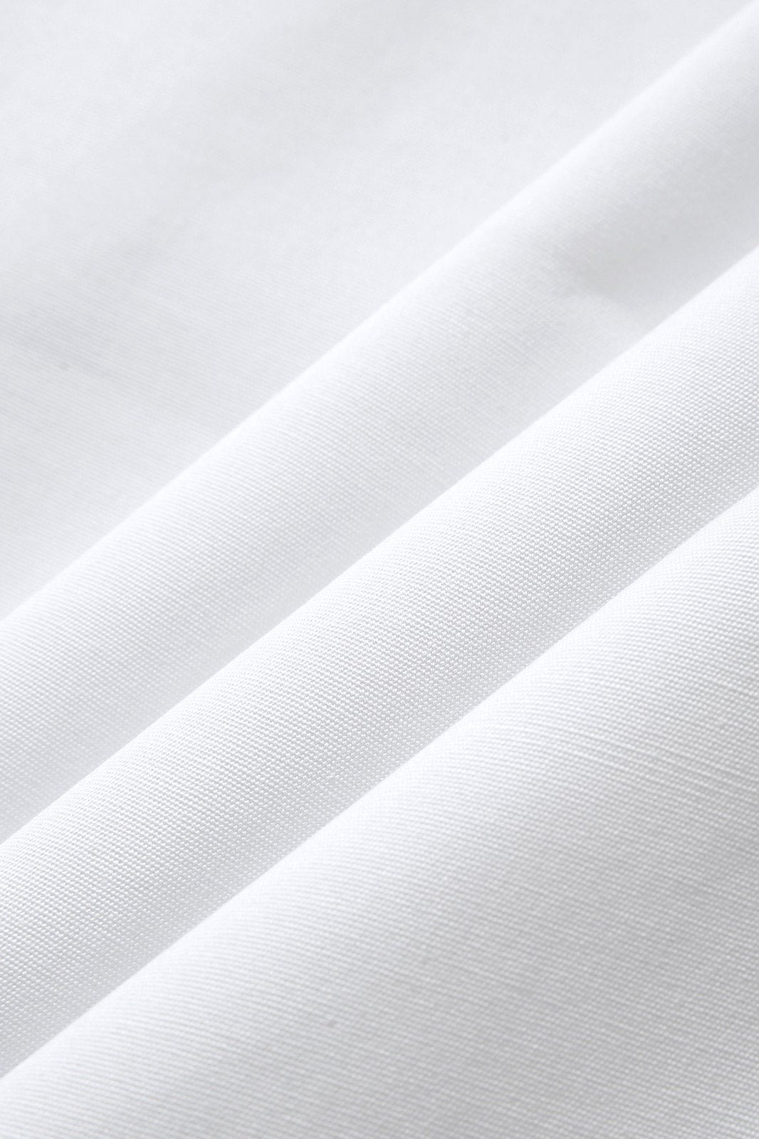 Short Waist Apron - 100% cotton canvas - White - View