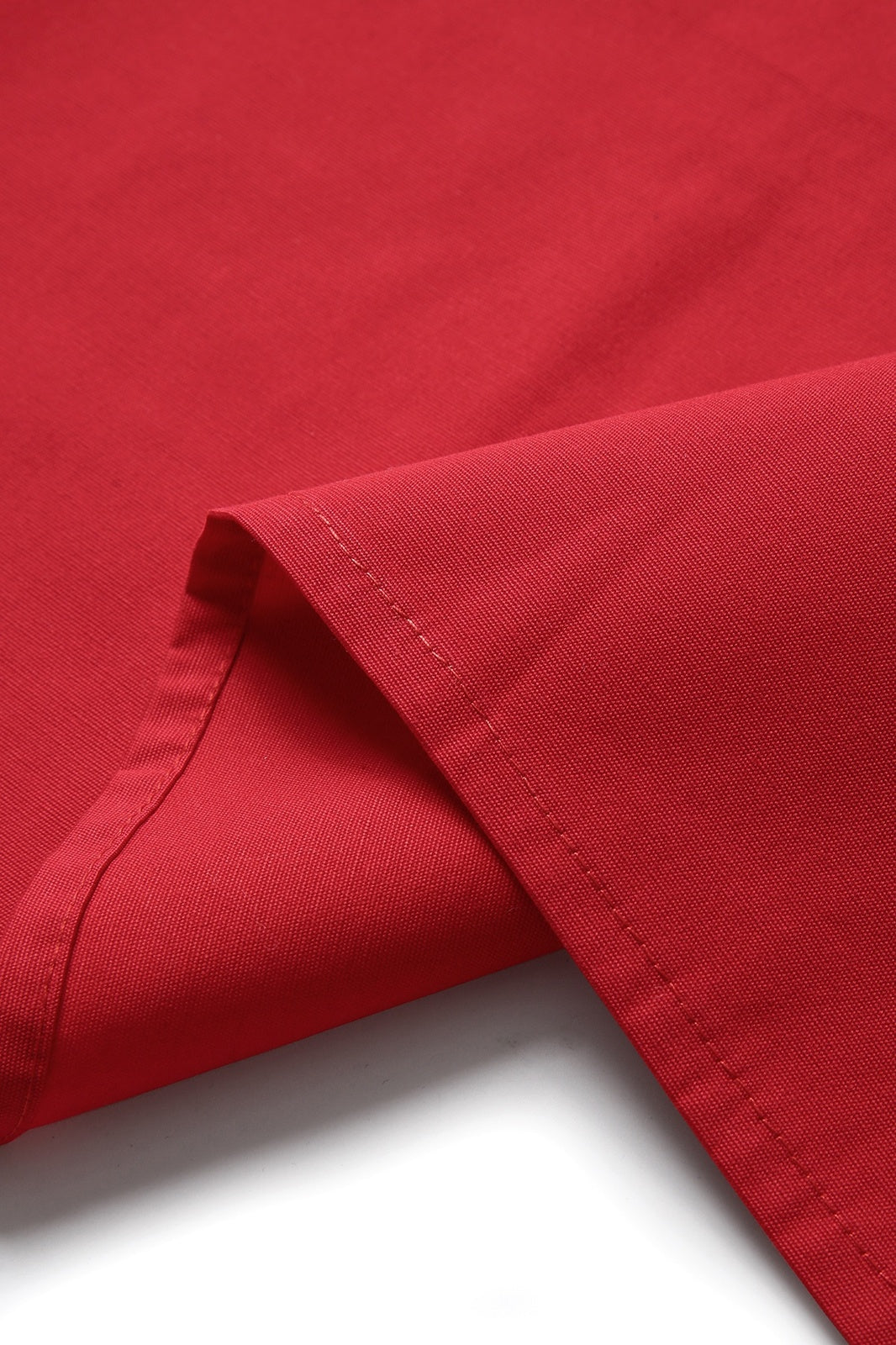 Full-bib Apron - 100% cotton canvas apron - Red - View