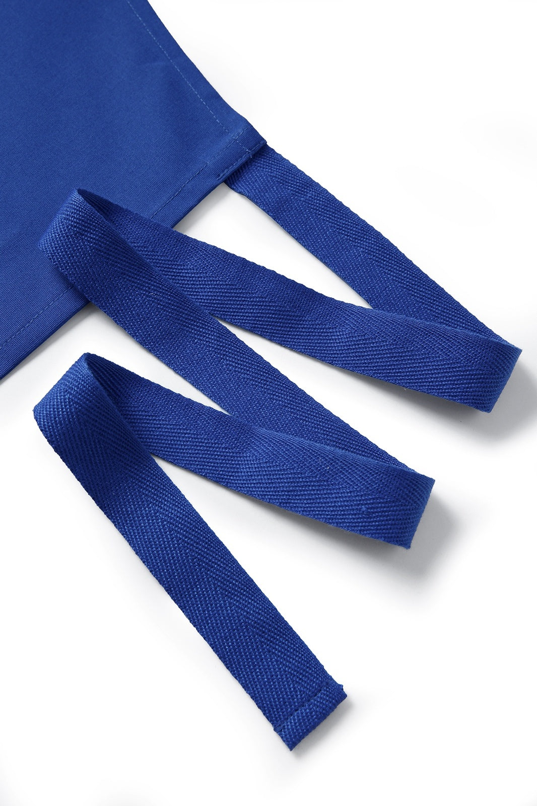 Full-bib Apron - 100% cotton canvas apron - Royal Blue - View