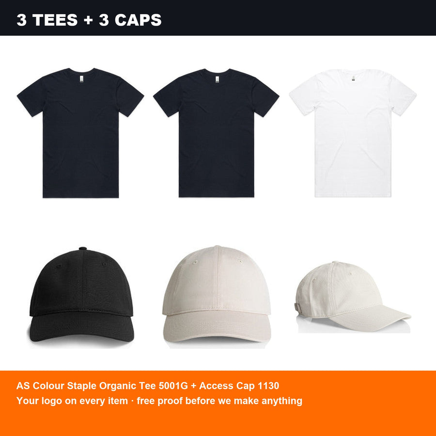 AS Colour Staple Tee + Access Cap Deal