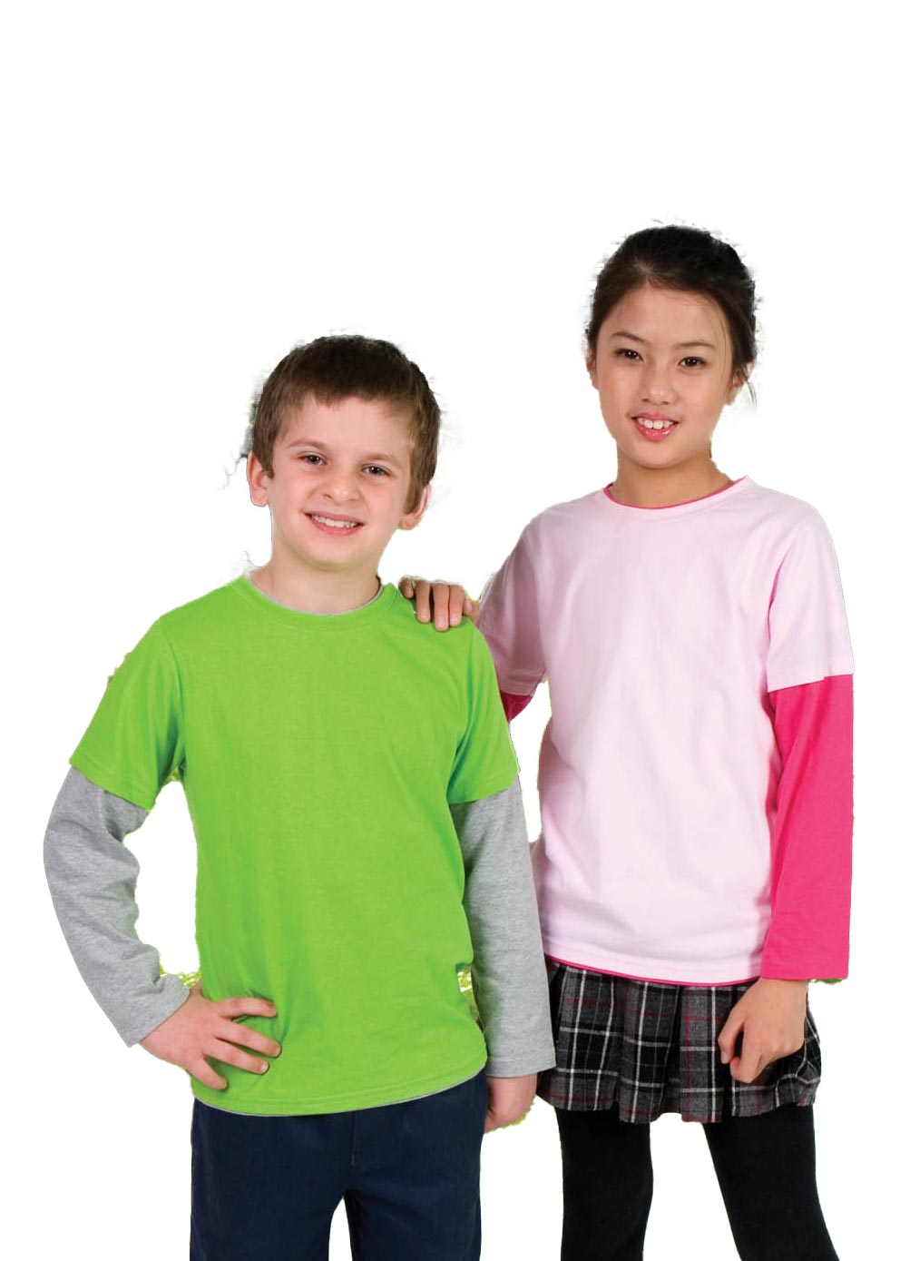 Kid's Double Sleeve T-shirt - view