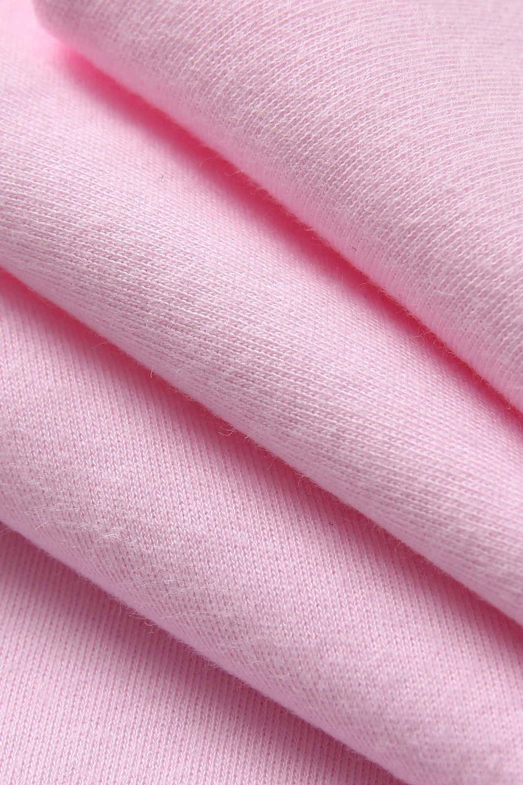 100% organic cotton interlock baby star bib 200gsm - Pink - View