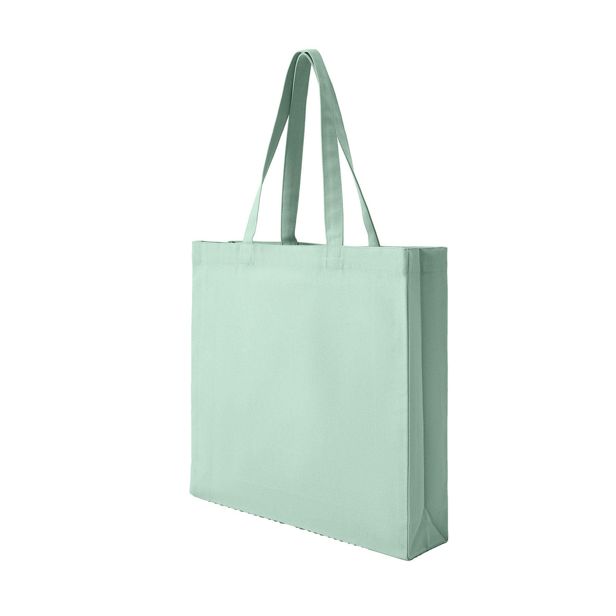 Heavy Tote Bag - Bright Mint - Back