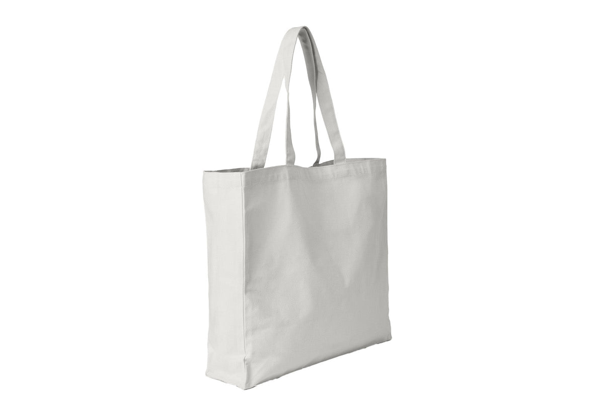 Heavy Tote Bag - White - Side