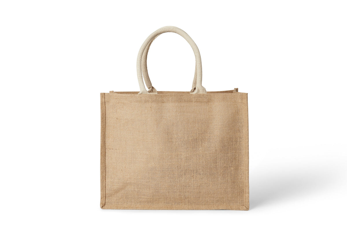 Jute Bag - Natural - Front