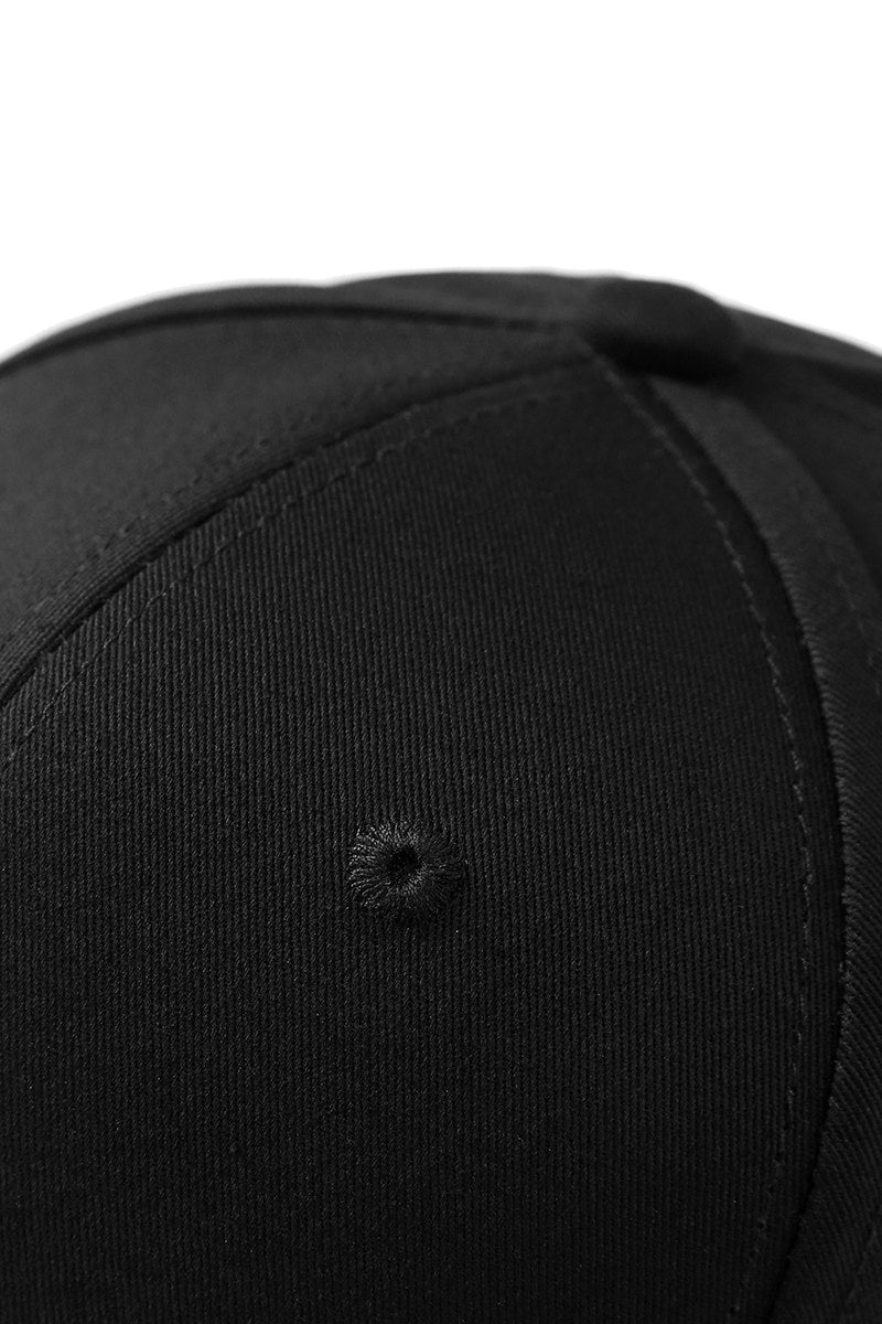 230gsm, 6 panel cap - Black - View