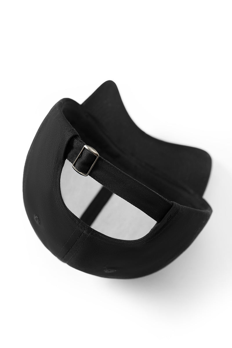 230gsm, 6 panel cap - Black - View