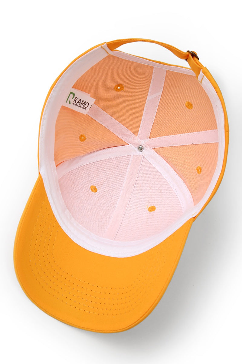 230gsm, 6 panel cap - Gold - View