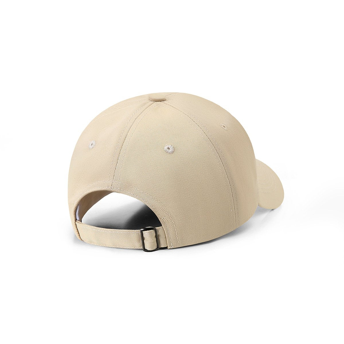 230gsm, 6 panel cap - Natural - Back
