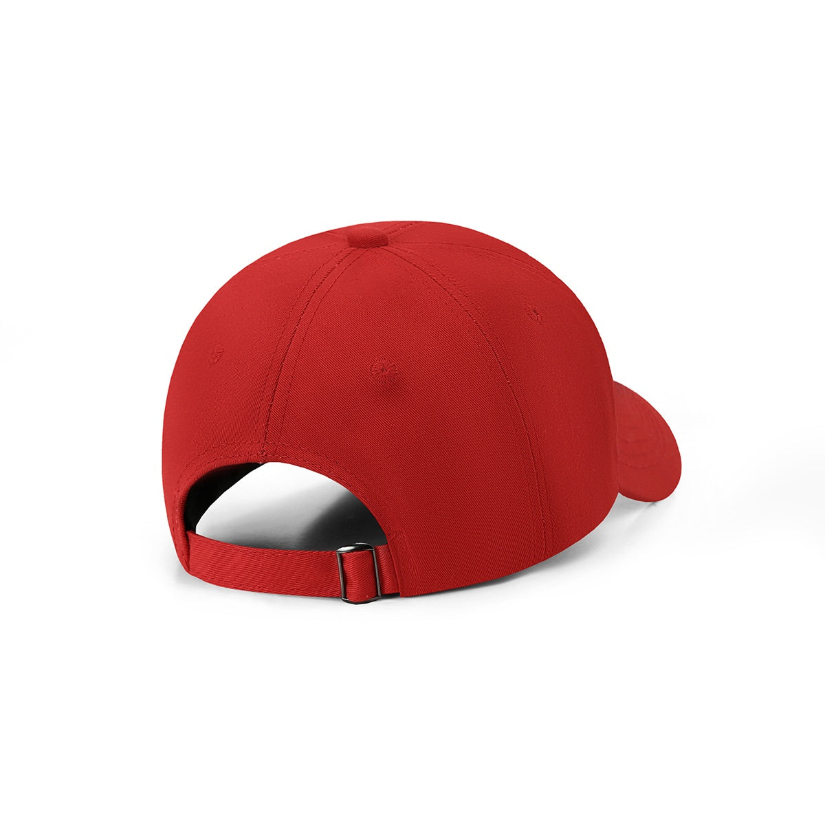 230gsm, 6 panel cap - Red - Back