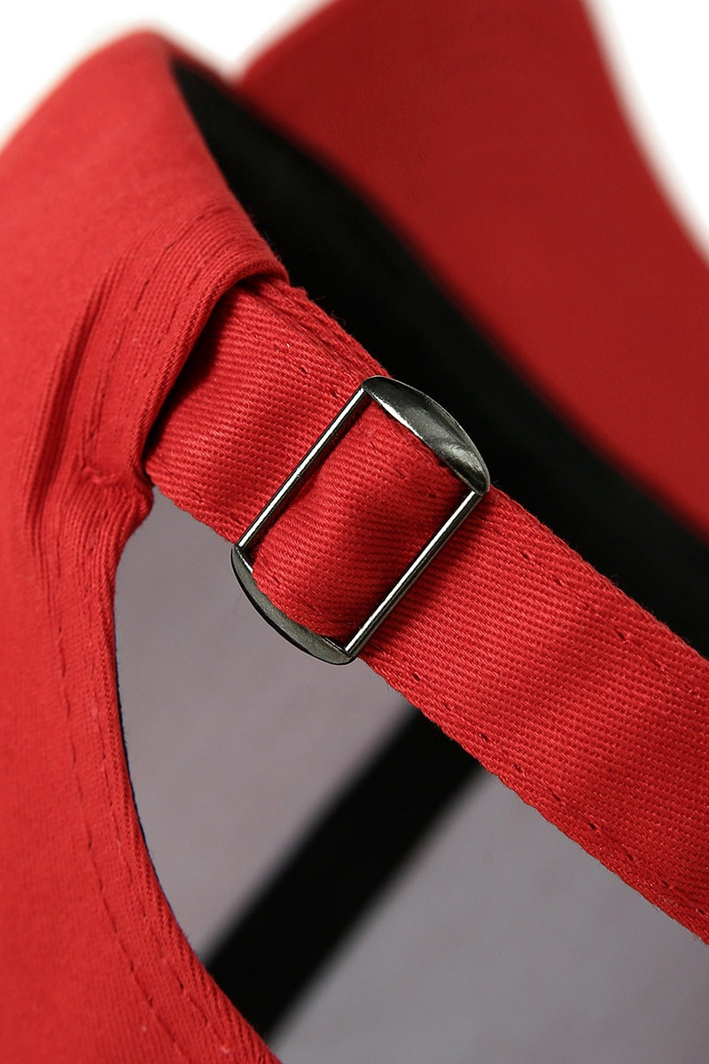 230gsm, 6 panel cap - Red - View