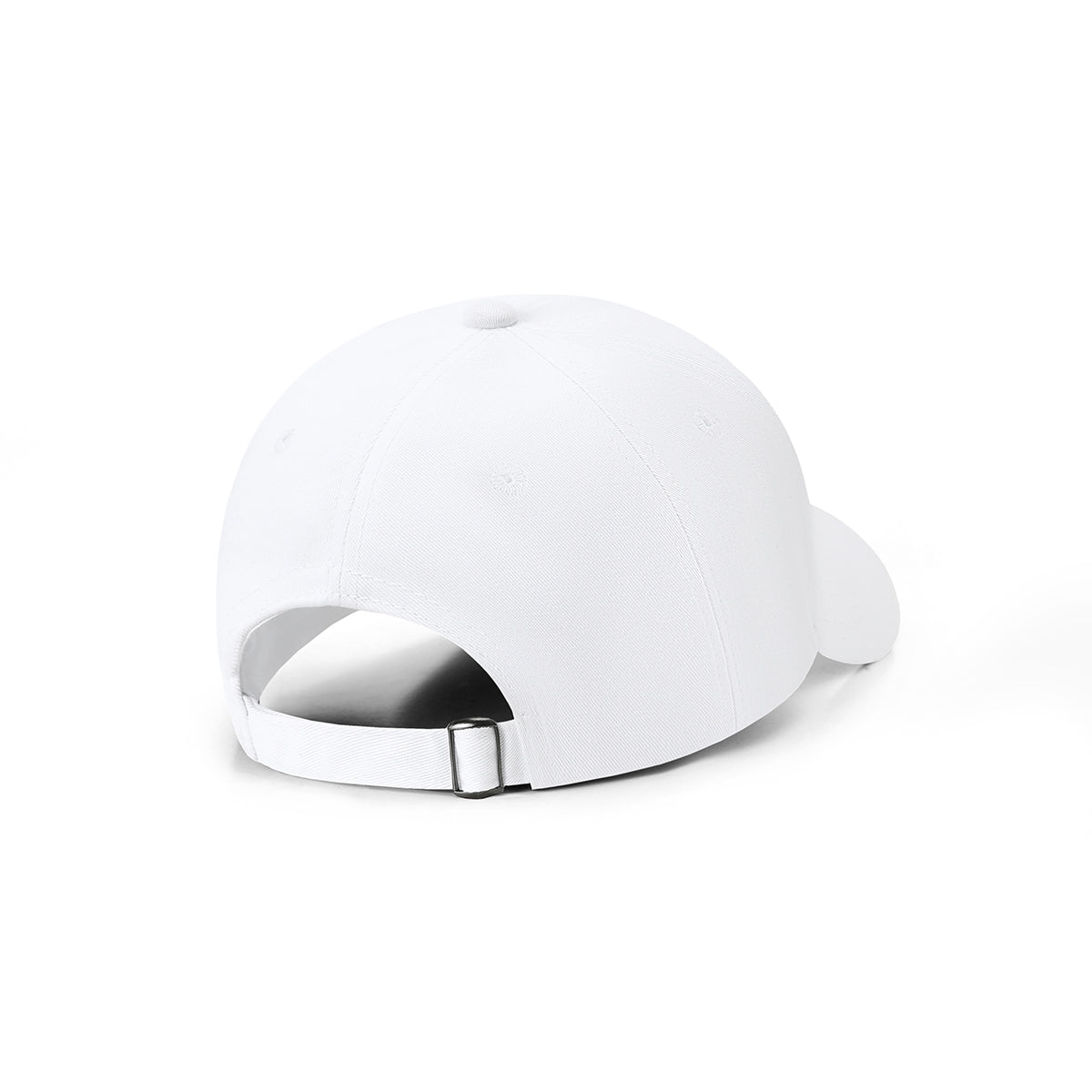 230gsm, 6 panel cap - White - Back