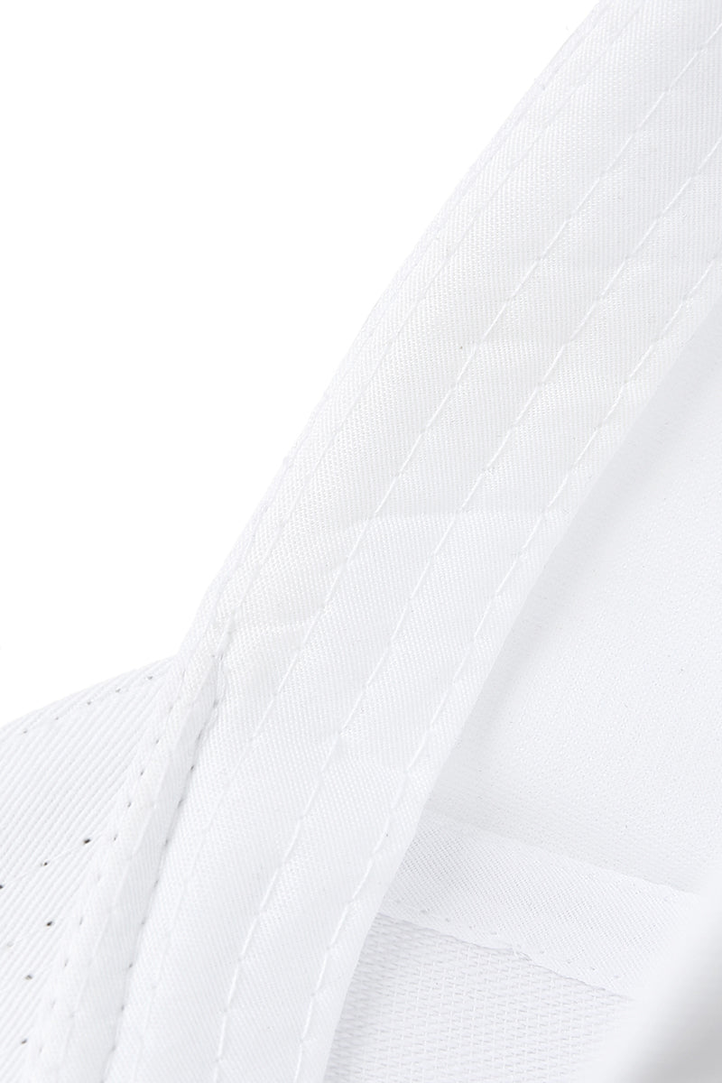 230gsm, 6 panel cap - White - View