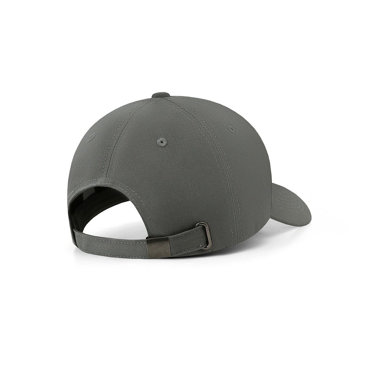Heavyweight 280gsm 100% cotton drill 5 panel cap - Charcoal - Back
