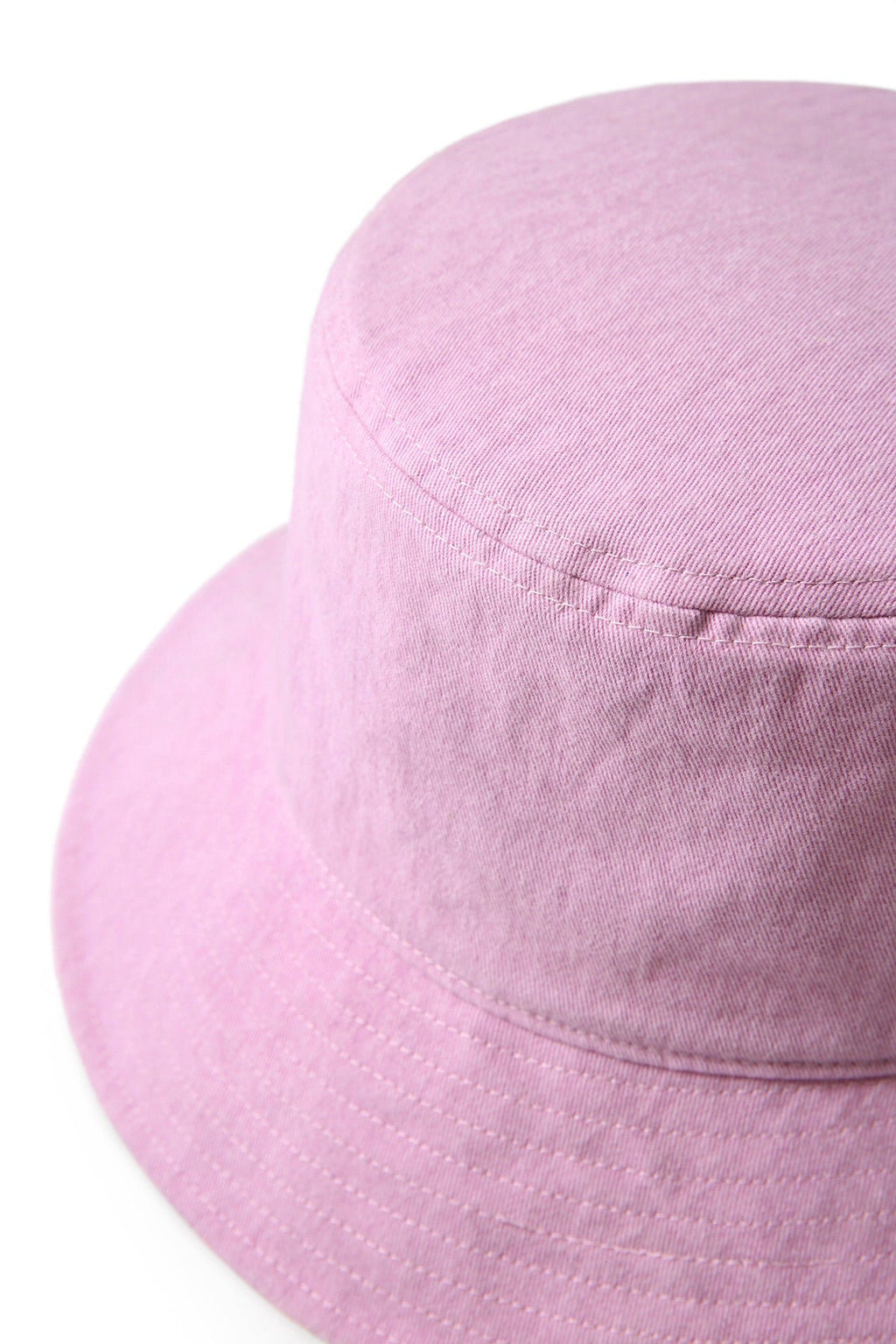 280gsm 100% cotton drill washed bucket hat - Lilac Faded - View