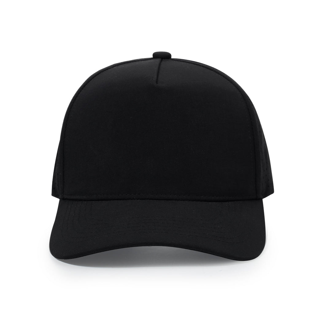 5 panel Sports Mesh Cap - Black - View