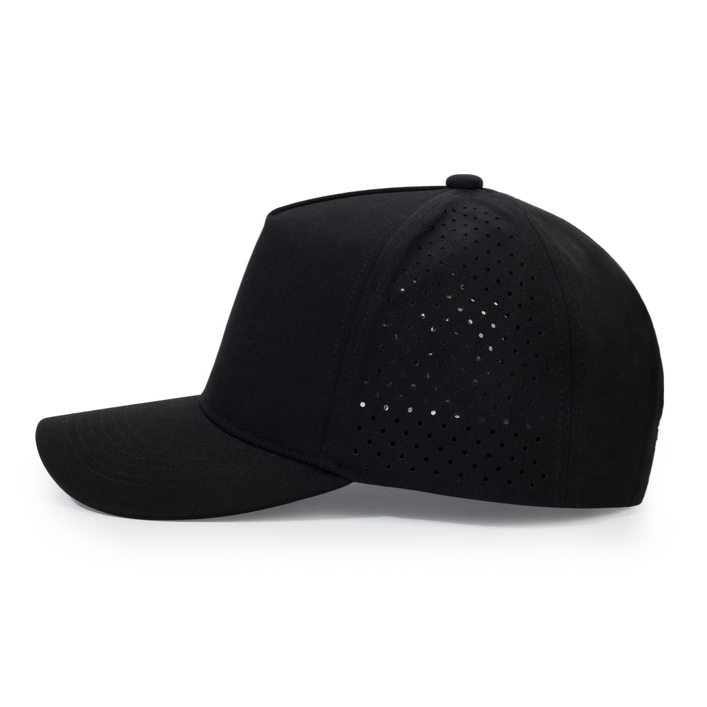 5 panel Sports Mesh Cap - Black - View