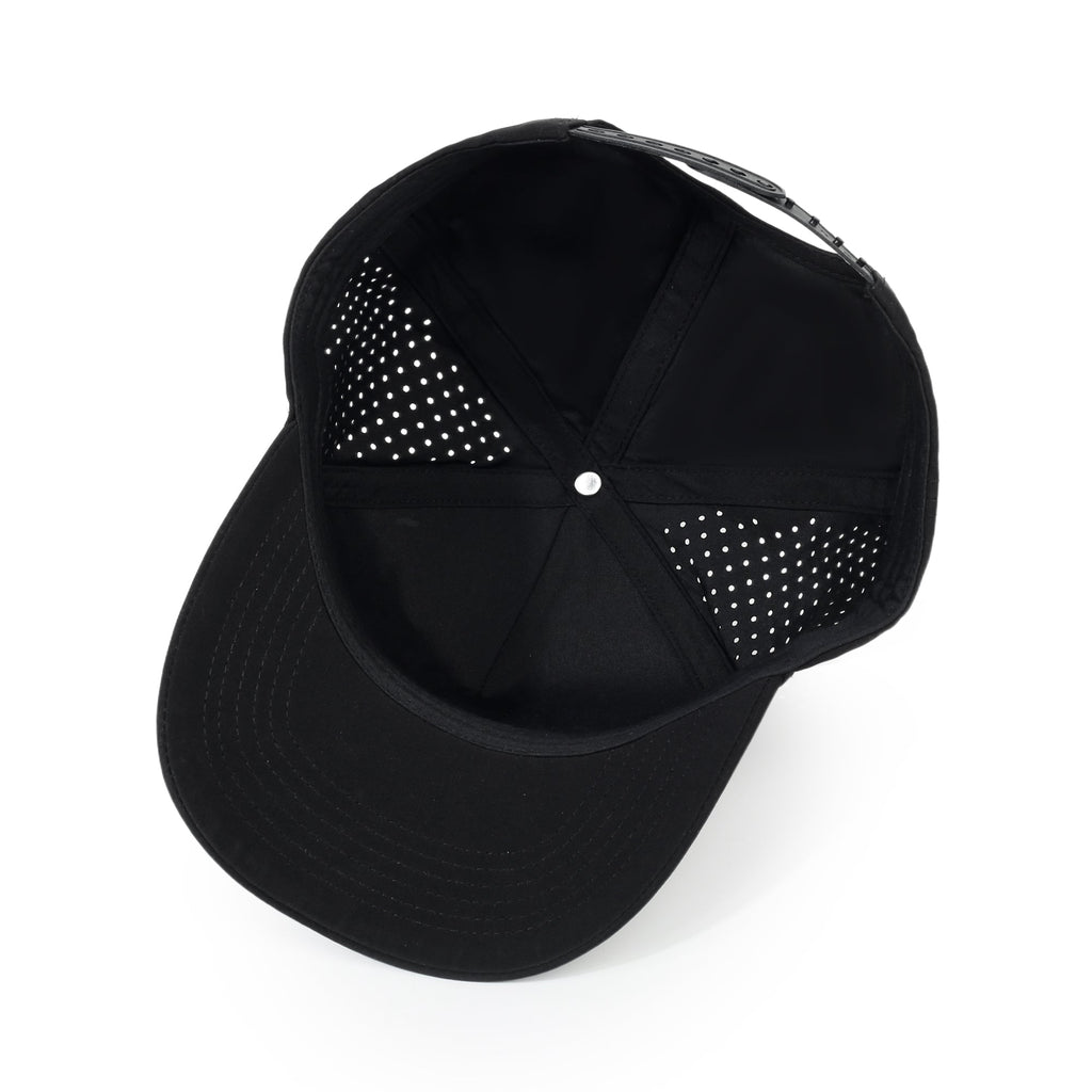 5 panel Sports Mesh Cap - Black - View