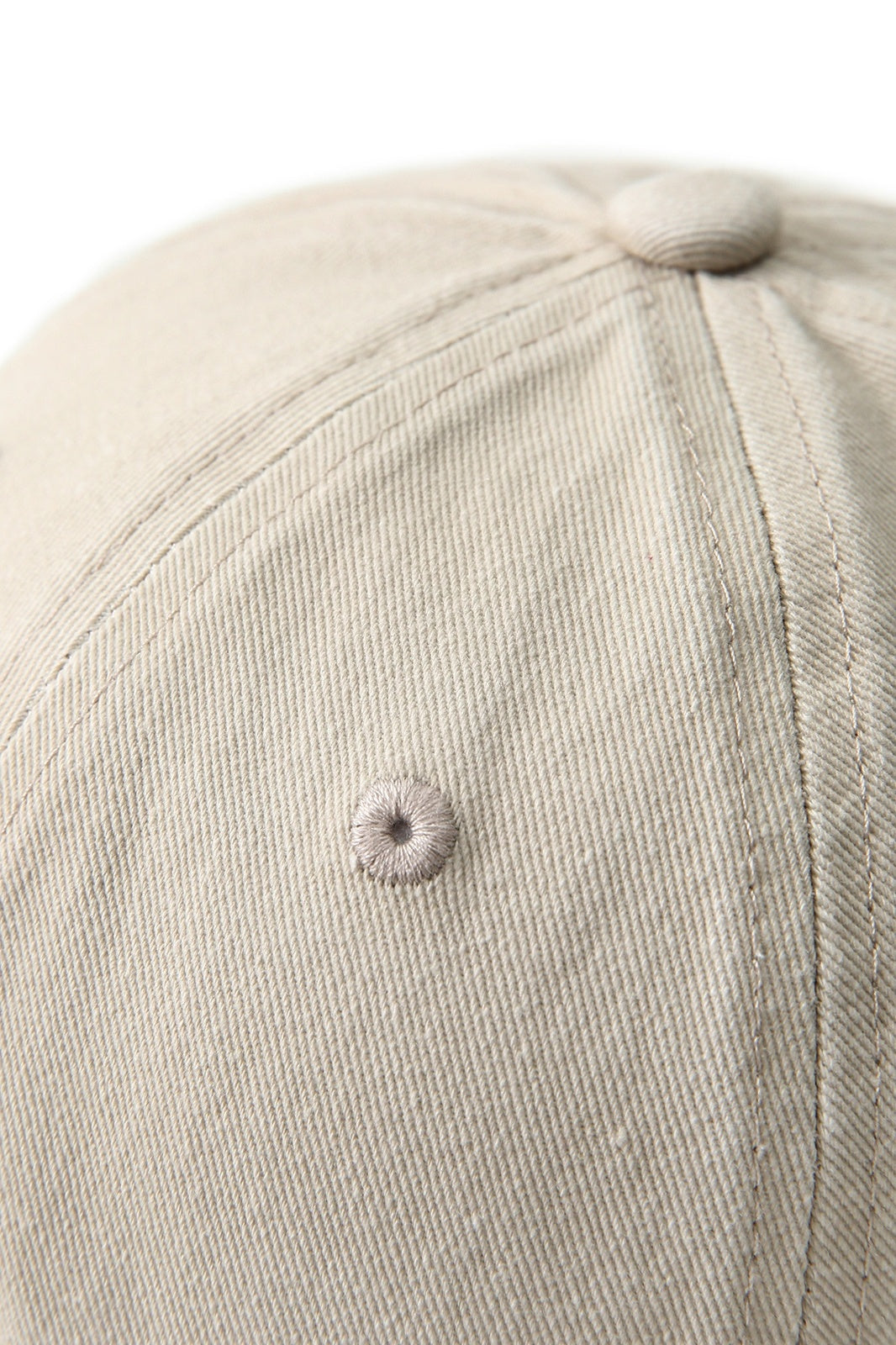 280GSM Cotton Drill Washed Unstructured Caps - Natural Faded - View