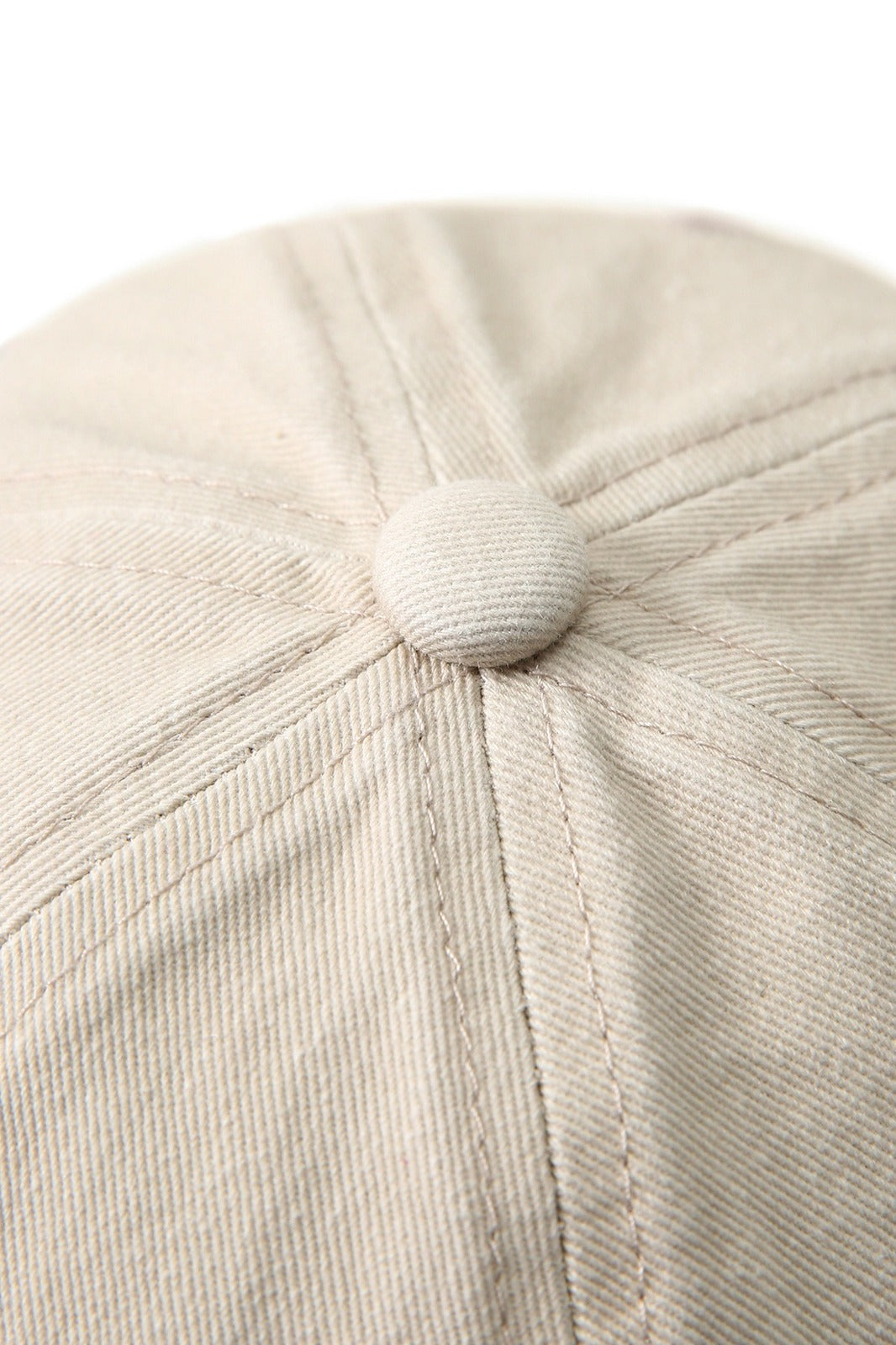 280GSM Cotton Drill Washed Unstructured Caps - Natural Faded - View