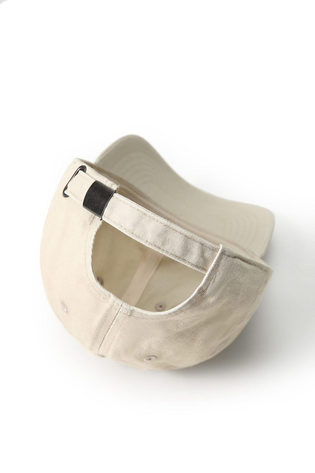 280GSM Cotton Drill Washed Unstructured Caps - Natural Faded - View