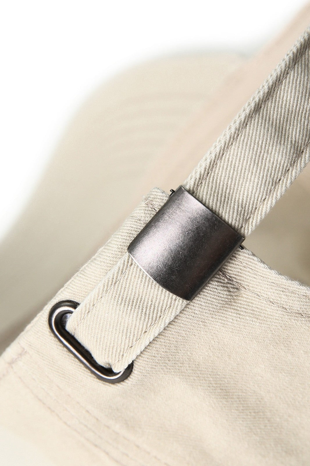 280GSM Cotton Drill Washed Unstructured Caps - Natural Faded - View