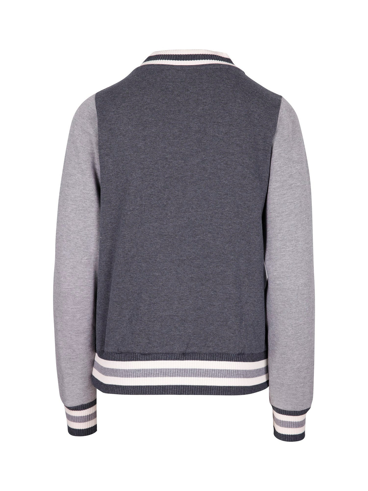 Womens/Junior Varsity Jacket - Dark Marl/Grey Marl - Back