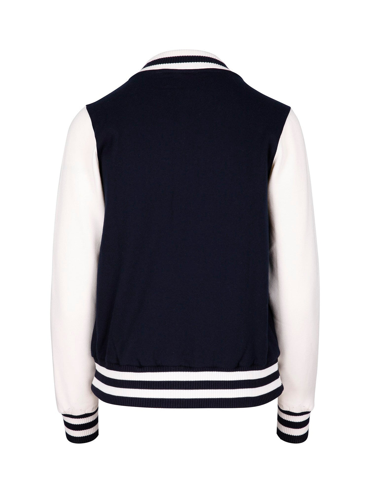 Womens/Junior Varsity Jacket - Navy/White - Back