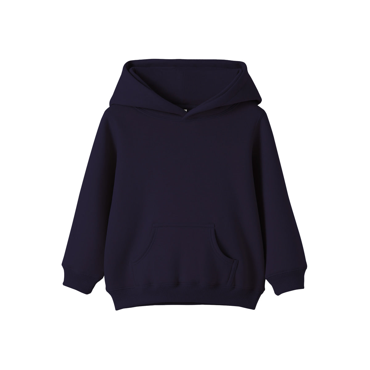 Baby Fleece Hoodie - Navy Blue - Front