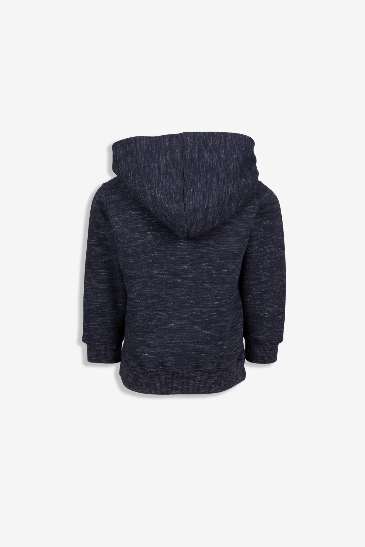 Fleece baby Zip Hoodie - Navy Marl - Back