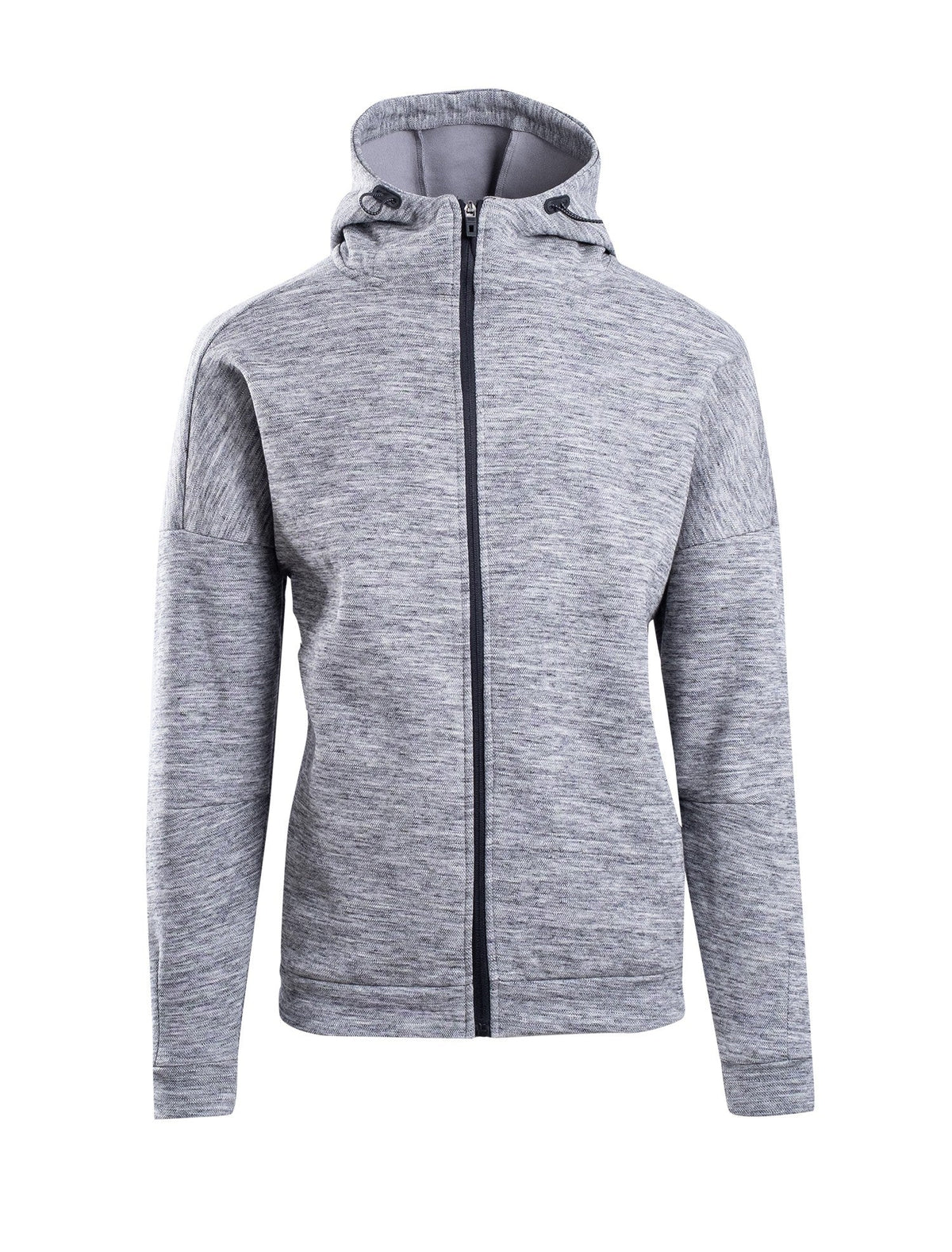 Mens' SPACE hoodie - Carbon Marl - Front