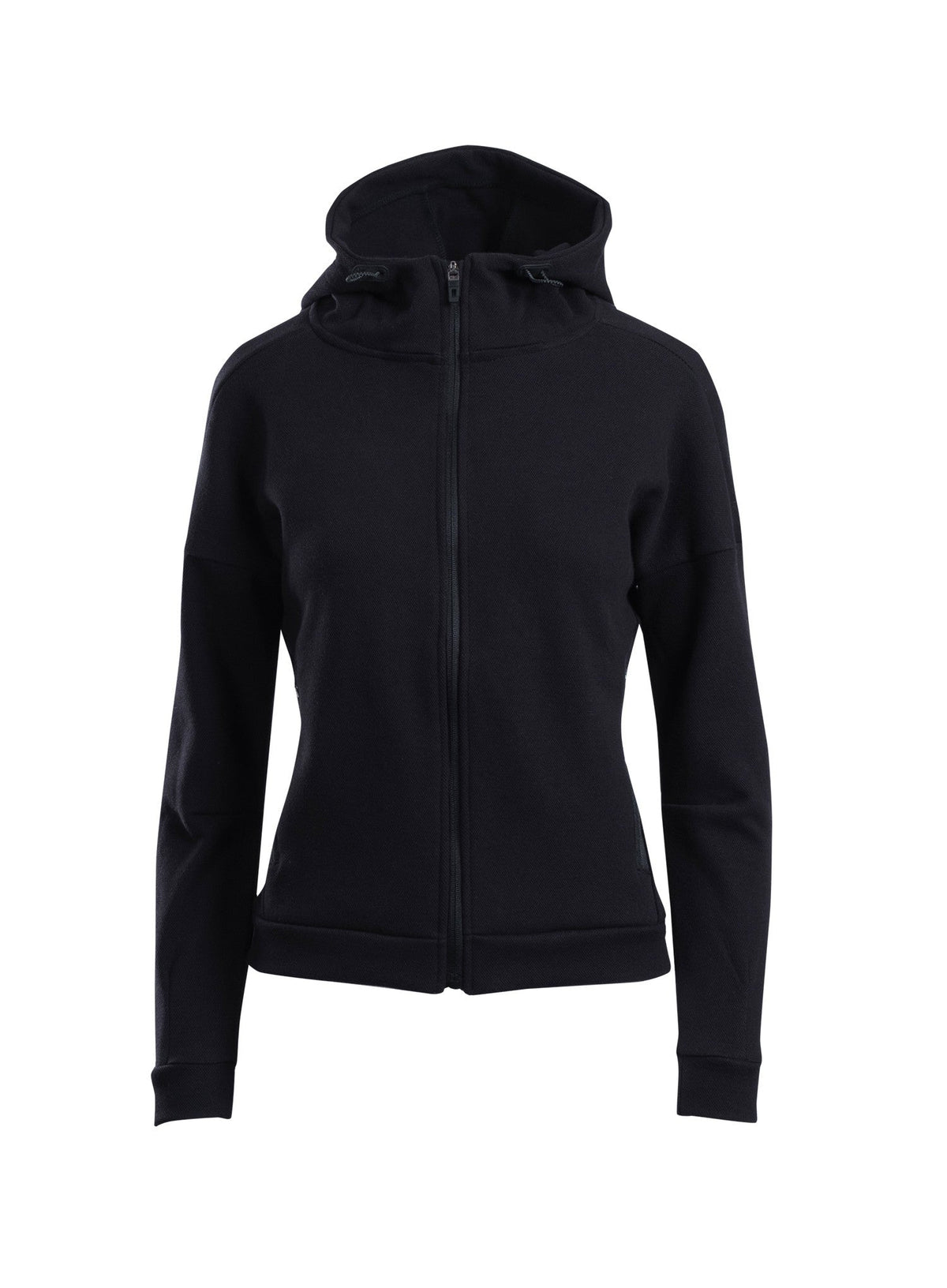 Womens'/Juniors' SPACE hoodie - Black - Front
