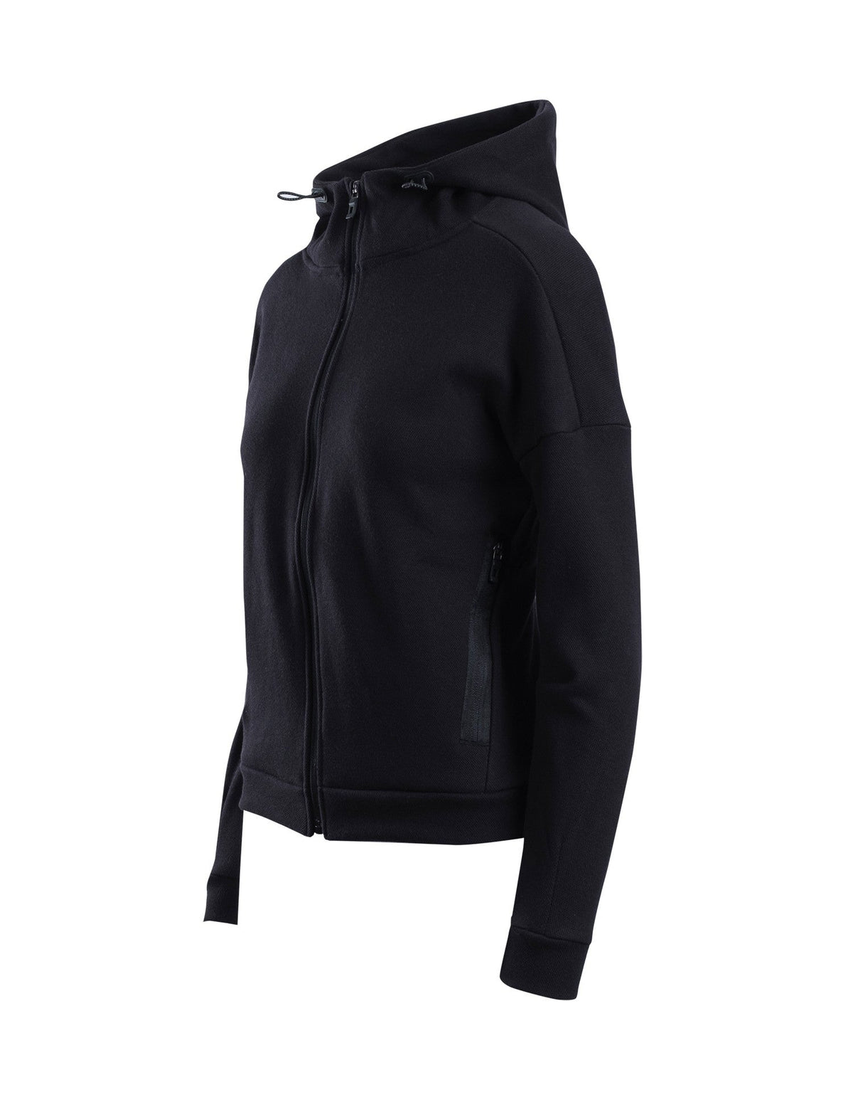 Womens'/Juniors' SPACE hoodie - Black - Side