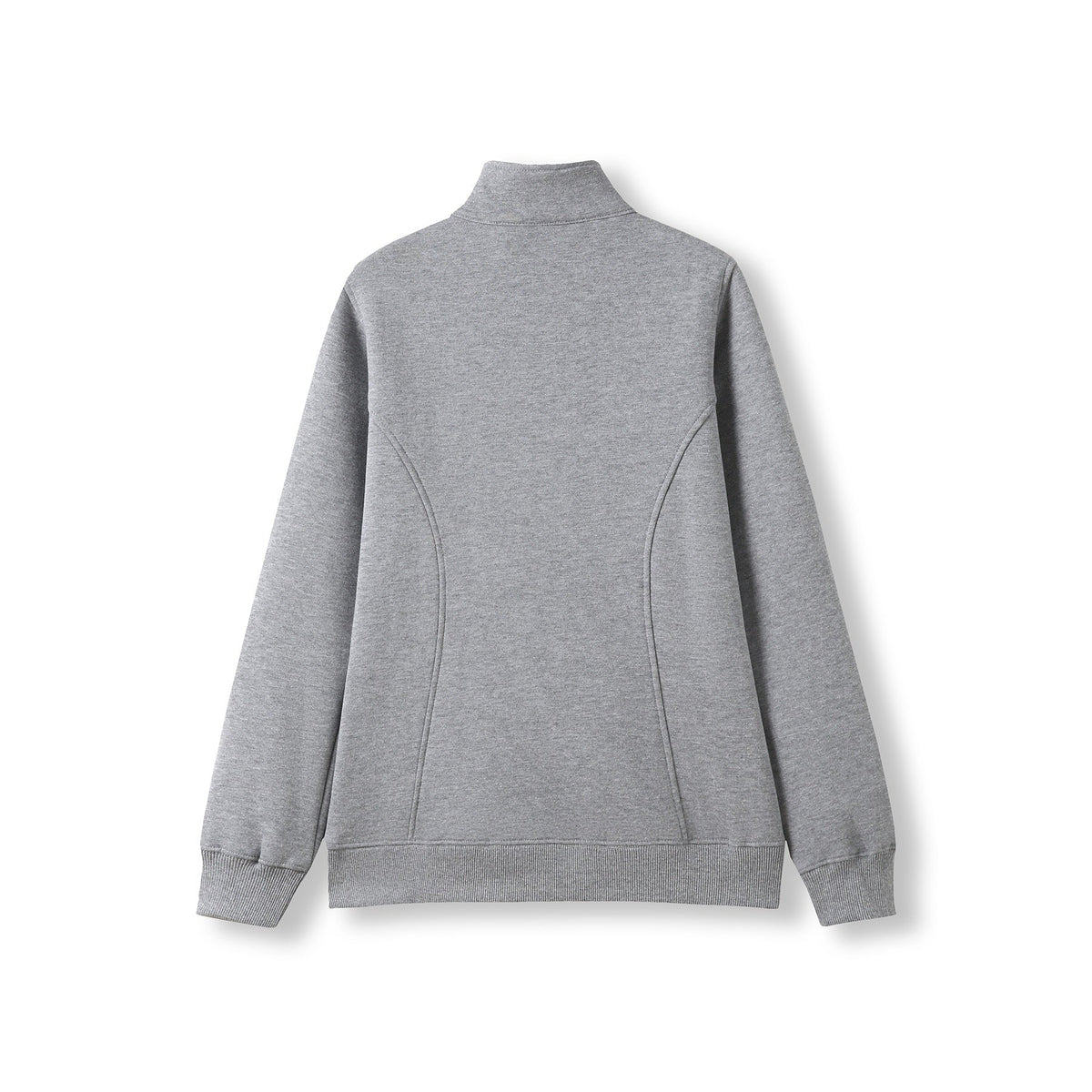 Womens' Enterprise Half Zip Fleece - Grey Marl - Back