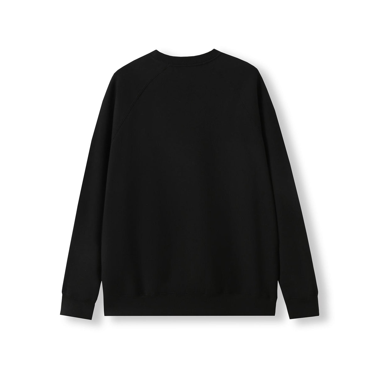 Adults' Cotton Care Sweatshirt - Black - Back