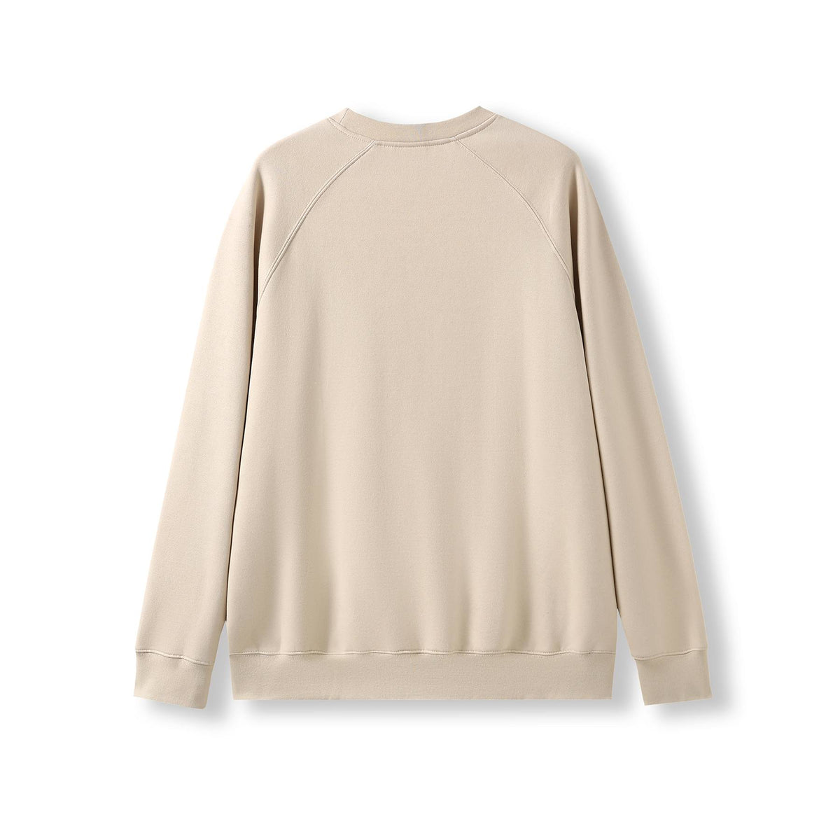 Adults' Cotton Care Sweatshirt - Natural - Back