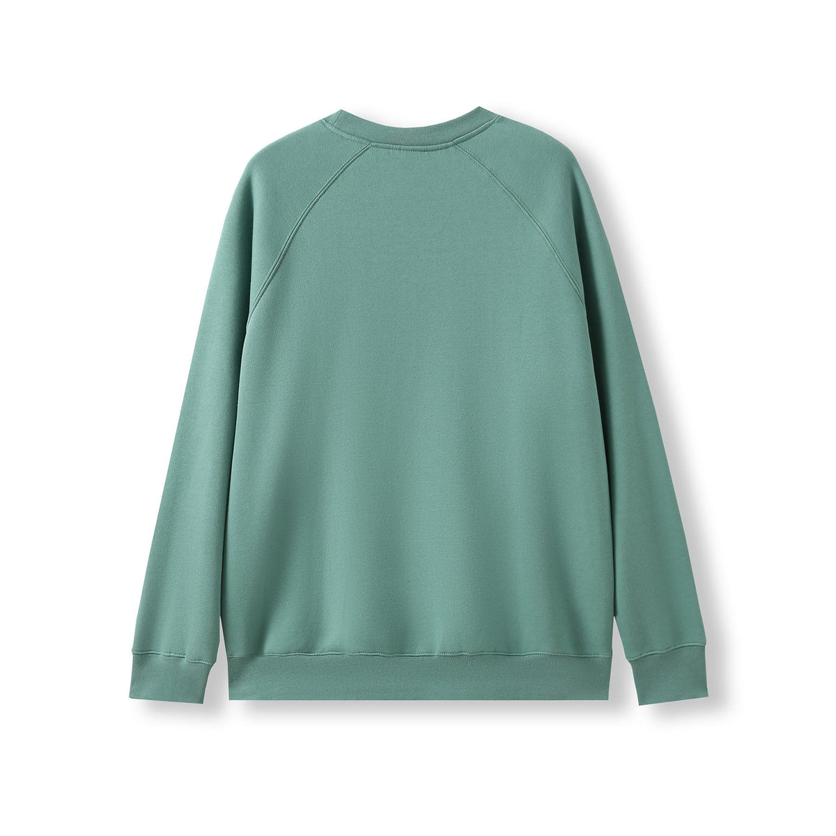 Adults' Cotton Care Sweatshirt - Slate Green - Back