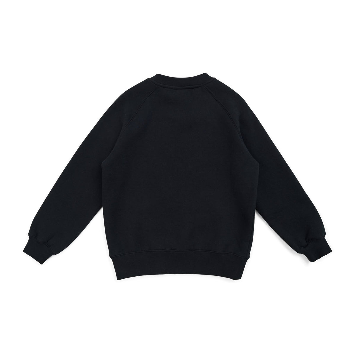 Kids' Cotton Care Sweatshirts - Black - Back