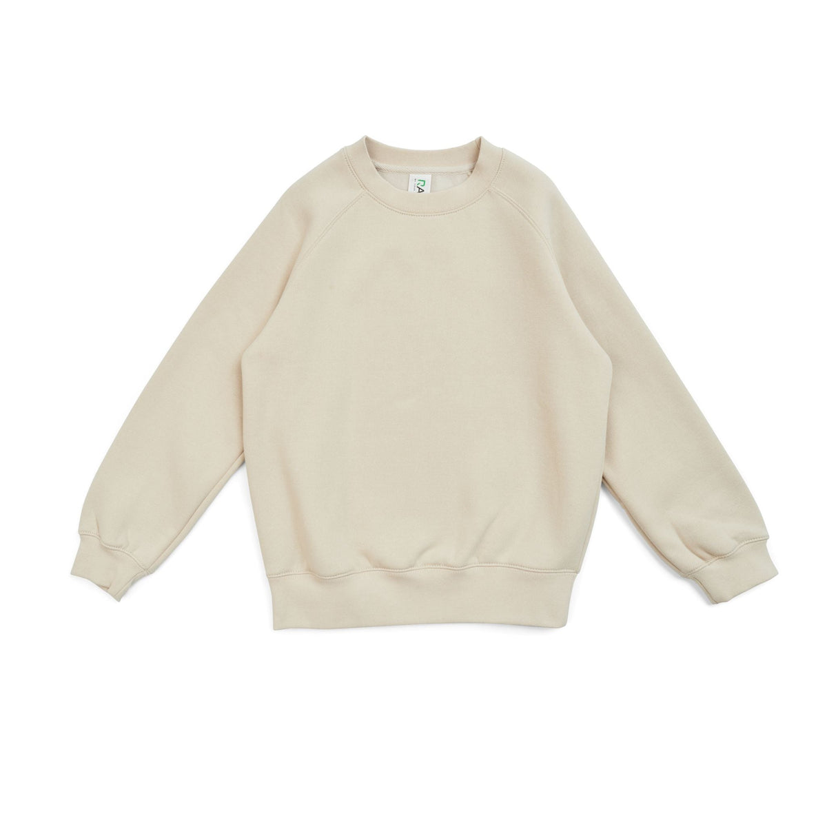 Kids' Cotton Care Sweatshirts - Natural - Front