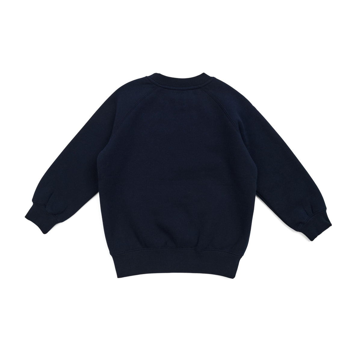 Kids' Cotton Care Sweatshirts - Navy Blue - Back
