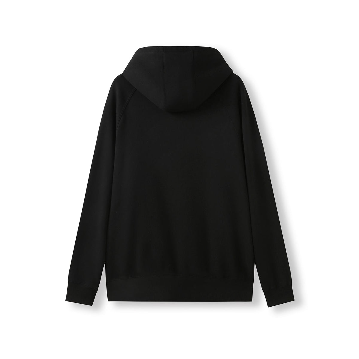 Mens' Cotton Care Kangaroo Hoodie - Black - Back