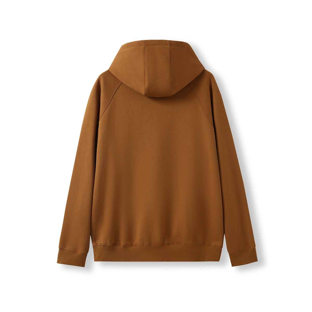Mens' Cotton Care Kangaroo Hoodie - Toffee - Back