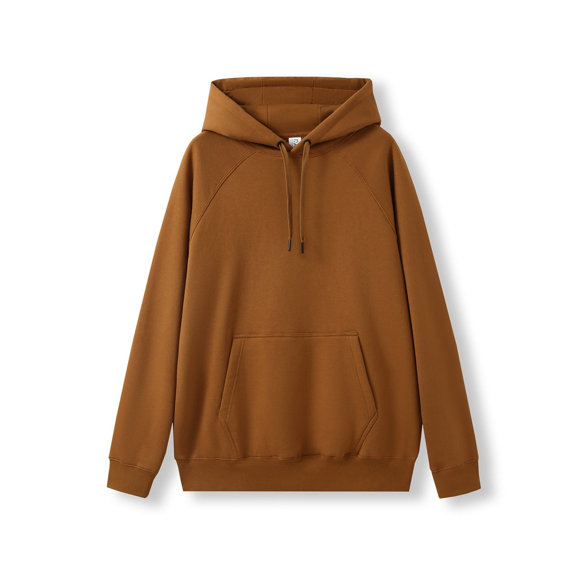 Mens' Cotton Care Kangaroo Hoodie - Toffee - Front