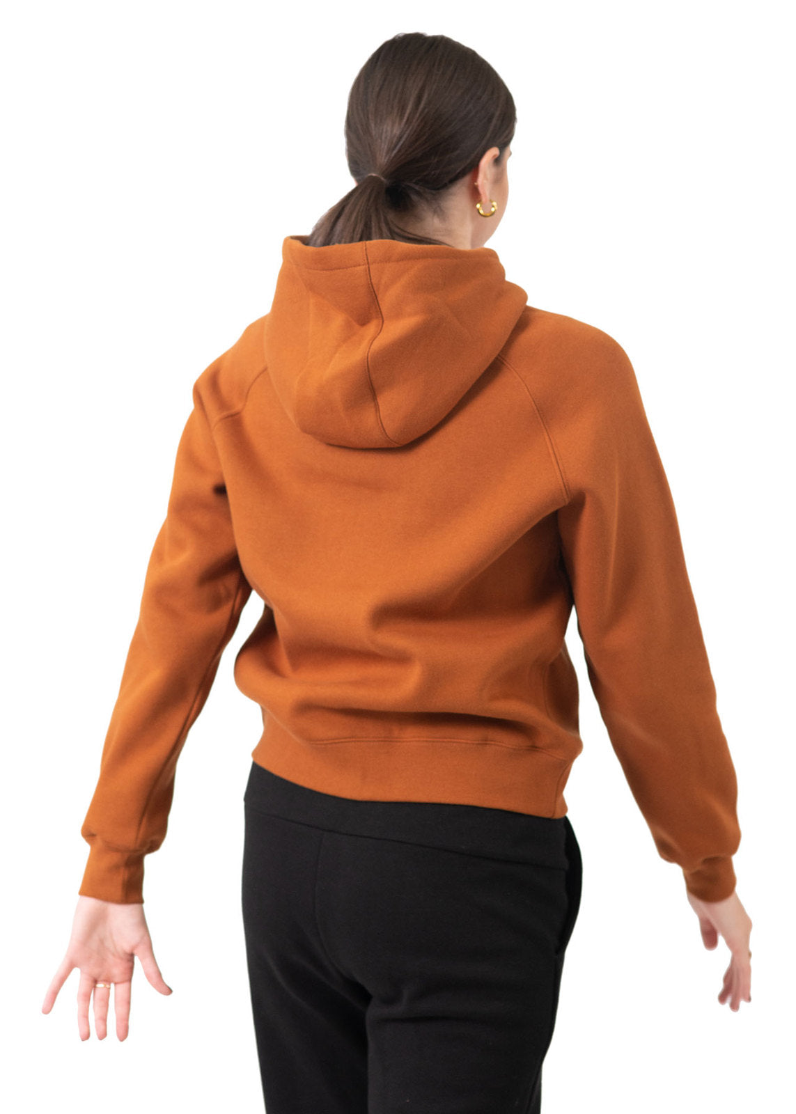 Womens/Junior Cotton Care Kangaroo Pocket Hoodie - view