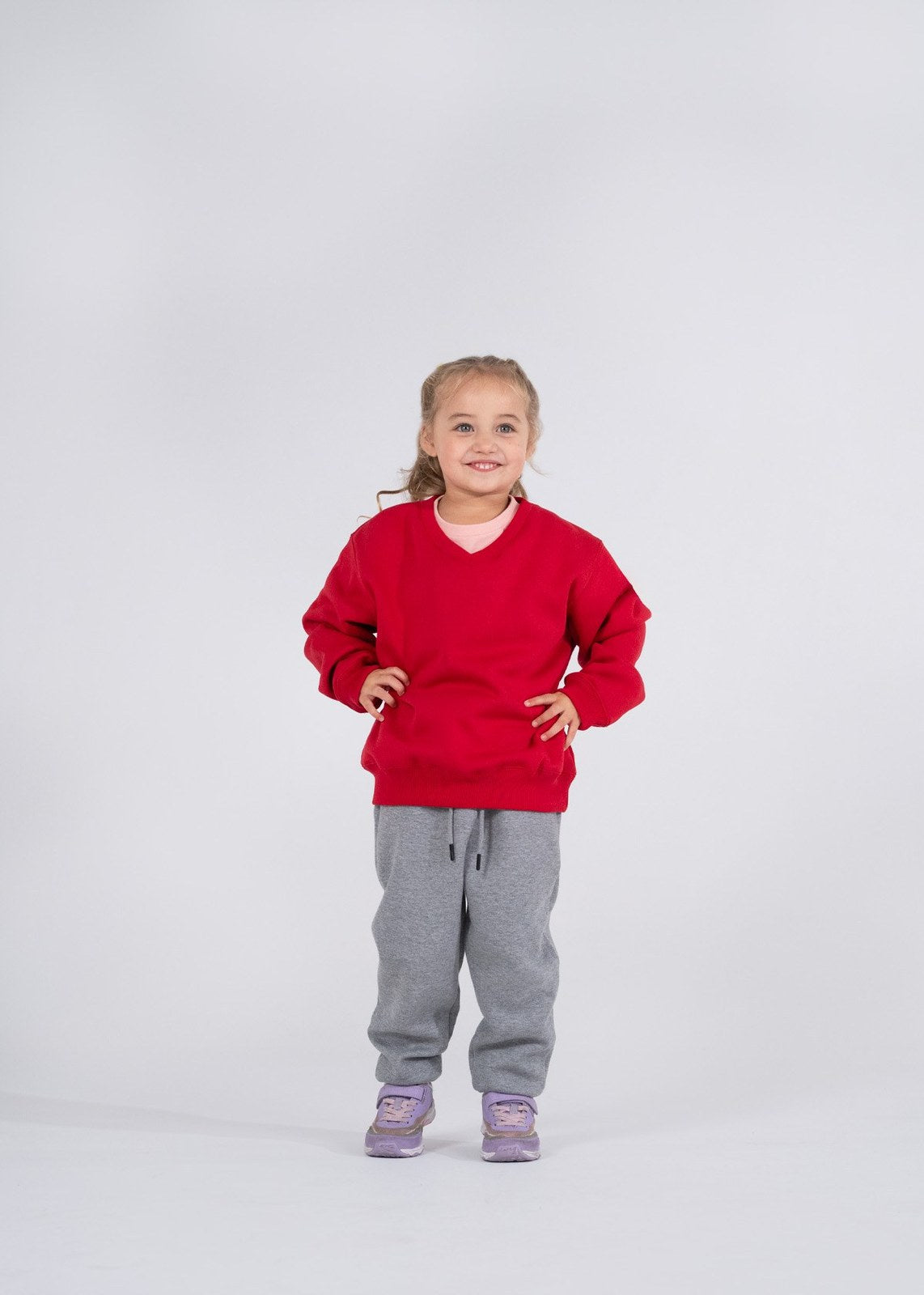 Kids v-neck Fleece - view