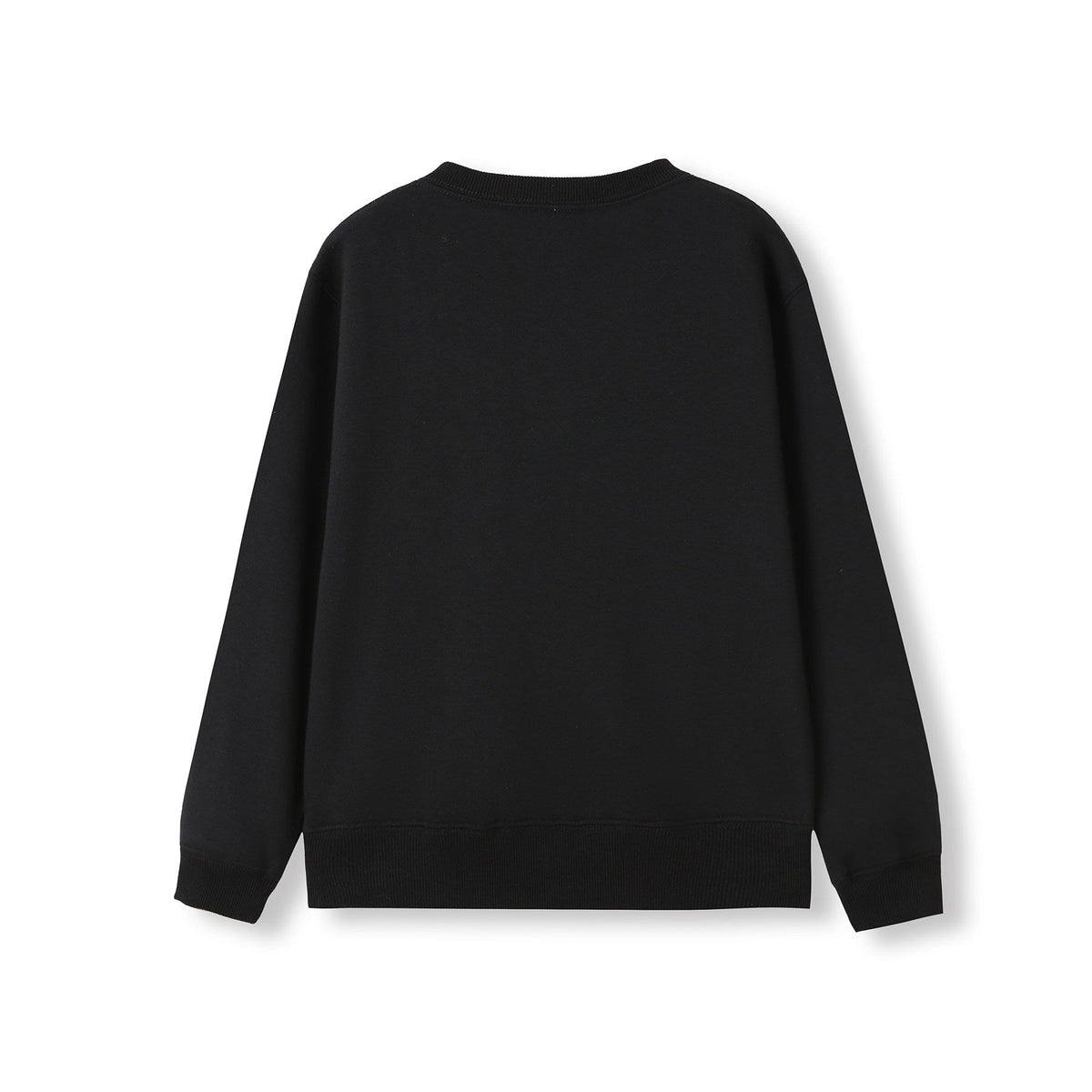 Kids v-neck Fleece - Black - Back