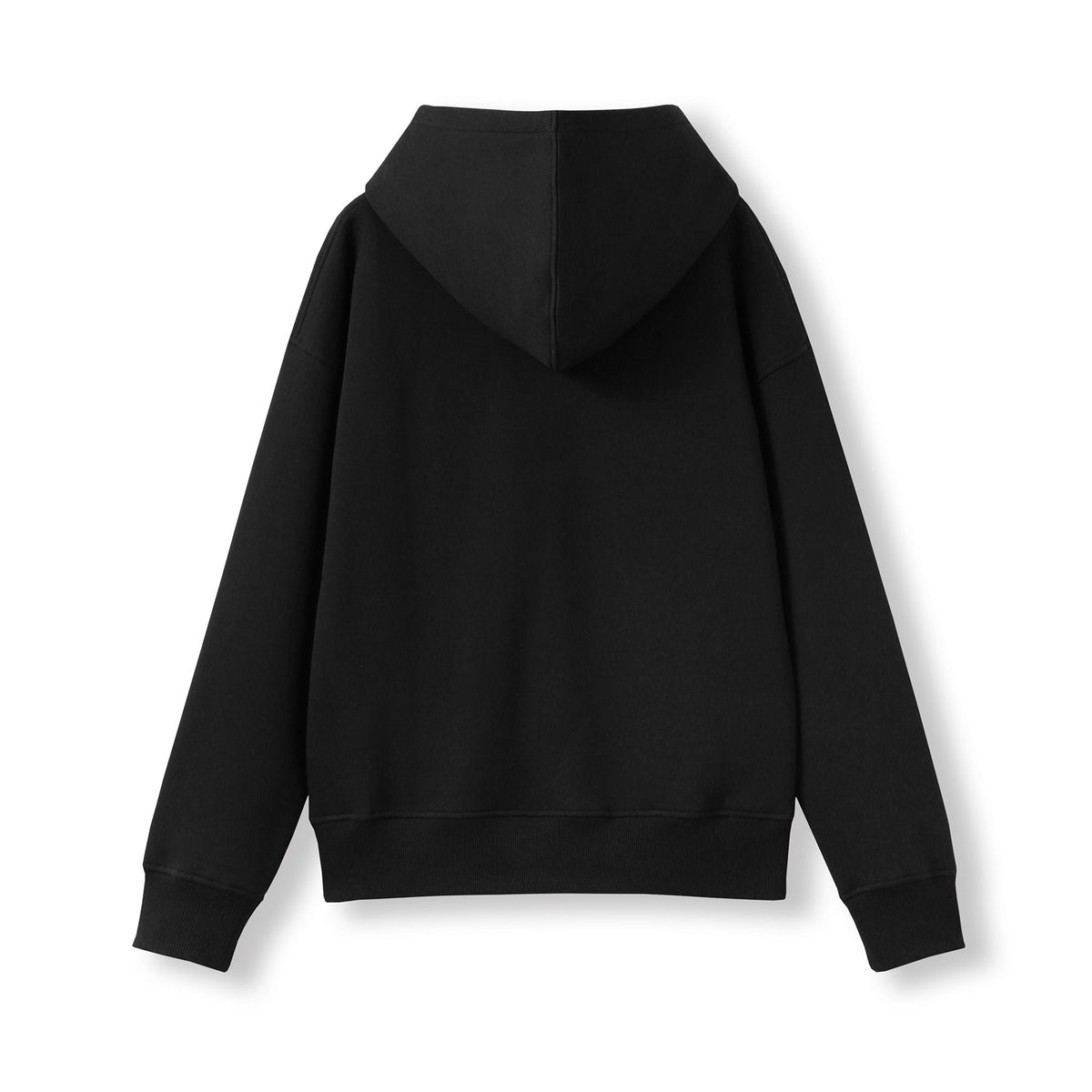 Kid's Easy Fit Oversize Hoodies - Black - Back